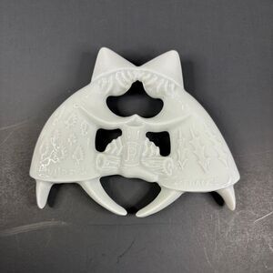 Haviland Warming Logs Christmas Ornament France 1979 Porcelain Vintage